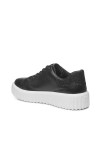 TÊNIS PEGADA FEMININO EM COURO PRETO C/ GLITTER